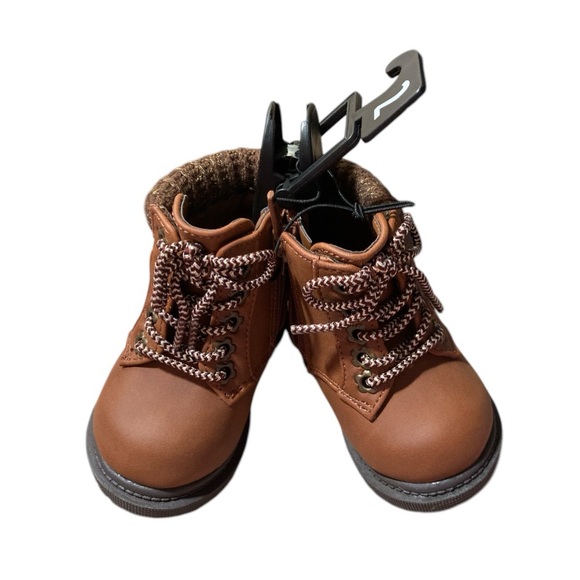 Wonder Nation Sweater Boots With Zipper - Picture 2 of 9